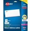 image:imageAvery Printable Return Address Labels Sure Feed Technology 23 x 134 White 1500 Blank Mailing Labels 0519523 x 134