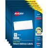 image:imageAvery Printable Return Address Labels with Sure Feed 05 x 175 White 2000 Blank Mailing Labels 0816705 x 175