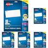 image:imageAvery Printable Return Address Labels with Sure Feed 05 x 175 White 800 Blank Mailing Labels 18167Label 12 x 134 Pack of 5