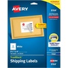 image:imageAvery Printable Shipping Labels with Sure Feed 313 x 4 White 150 Blank Mailing Labels 8164750 labels