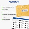 image:imageAvery Durable Waterproof Address Labels with Sure Feed Technology 1 x 258 White Laser amp PigmentInkjet Compatible 1500 Blank Labels Total Great for Mailing Branding and More 55200