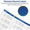 image:imageAvery Durable Waterproof Address Labels with Sure Feed Technology 1 x 258 White Laser amp PigmentInkjet Compatible 1500 Blank Labels Total Great for Mailing Branding and More 55200