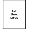 image:imageAvery Full Sheet Printable Shipping Labels 85 x 11 Matte Clear 10 Blank Mailing Labels 1866510 labels Pack of 5