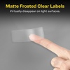 image:imageAvery Full Sheet Printable Shipping Labels 85 x 11 Matte Clear 10 Blank Mailing Labels 1866510 labels Pack of 5