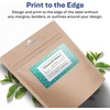 image:imageAvery Glossy White Rectangle Labels Sure Feed Technology 4 x 6 50 Glossy White Labels PrinttoTheEdge Permanent Adhesive LaserInkjet Printable200 labels