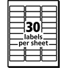 image:imageAvery Matte Clear Address Labels Sure Feed Technology Inkjet 1 x 258 1500 Labels 5 Packs of 186601 in X 258 in Pack of 2