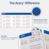 image:imageAvery Matte Clear Address Labels Sure Feed Technology Inkjet 1 x 258 1500 Labels 5 Packs of 18660One Size Pack of 5