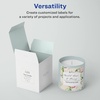 image:imageAvery Matte White Square Labels Sure Feed Technology 3 x 3 150 Matte White Printable Labels1 500 Labels