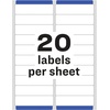 image:imageAvery Printable Address Labels with Sure Feed 1 x 4 Matte Clear 1000 Blank Mailing Labels 056610