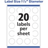 image:imageAvery Round Labels Sure Feed Technology 15 Diameter 200 Glossy White Labels 36491200 labels