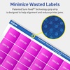 image:imageAvery TrueBlock Matte White Square Labels Sure Feed Technology 075 x 075 800 Matte White Labels PrinttoTheEdge LaserInkjet Printable Great for Product Merchandising Stickers2 000 labels