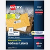 image:imageAvery Durable Waterproof Address Labels with Sure Feed Technology 1 x 258 White Laser amp PigmentInkjet Compatible 1500 Blank Labels Total Great for Mailing Branding and More 55200