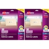 image:imageAvery Matte Clear Address Labels Sure Feed Technology Inkjet 1 x 258 1500 Labels 5 Packs of 186601 in X 258 in Pack of 2