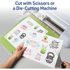 image:imageAvery Durable DIY Sticker Paper 85 x 11 Removable Surface Safe Adhesive WaterResistant with Laser or PigmentInkjet Printers 3 FullSize Label Sheets 615120