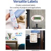 image:imageAvery Durable DIY Sticker Paper 85 x 11 Removable Surface Safe Adhesive WaterResistant with Laser or PigmentInkjet Printers 3 FullSize Label Sheets 615120