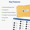 image:imageAvery Durable Waterproof Address Labels with Sure Feed Technology 1 x 258 White Laser amp PigmentInkjet Compatible 1500 Blank Labels per Pack 5Pack of 5520