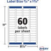 image:imageAvery Easy Peel Address Labels Sure Feed Permanent White 23 x 134 2 Pack 1200 Labels Total 32133