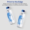 image:imageAvery Glossy Clear Arched Labels Sure Feed Technology 475 x 35 40 Glossy Clear Labels PrinttoTheEdge LaserInkjet Printable100 labels