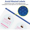image:imageAvery Glossy Clear Arched Labels Sure Feed Technology 475 x 35 40 Glossy Clear Labels PrinttoTheEdge LaserInkjet Printable400 labels