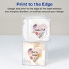 image:imageAvery Glossy Clear Heart Labels Sure Feed Technology 15 x 15 200 Glossy Clear Labels PrinttoTheEdge LaserInkjet Printable200 labels