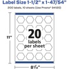image:imageAvery Glossy Clear Hexagon Labels Sure Feed Technology 112 x 14754 200 Glossy Clear Labels PrinttoTheEdge LaserInkjet Printable200 labels