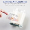 image:imageAvery Glossy Clear Rectangle Labels Sure Feed Technology 2 x 3 80 Glossy Clear Labels PrintToTheEdge LaserInkjet Printable80 labels