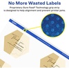 image:imageAvery Glossy White Hexagon Labels Sure Feed Technology 212 x 25764 60 Glossy White Labels PrintToTheEdge Permanent Adhesive LaserInkjet Printable600 labels