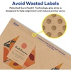 image:imageAvery Kraft Brown Hexagon Labels Sure Feed Technology 212 x 25764 150 Kraft Brown Labels PrinttoTheEdge LaserInkjet Printable300 labels