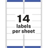 image:imageAvery Matte Clear Address Labels Sure Feed Technology Laser 113 x 4 700 Labels 5 Packs 5662
