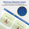 image:imageAvery Matte Clear Arched Square Labels Sure Feed Technology 2 x 2316 120 Matte Clear Labels PrinttoTheEdge LaserInkjet Printable300 labels