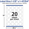 image:imageAvery Matte White Removable Hexagon Labels Sure Feed Technology PrinttoTheEdge 112 x 14754 300 Removable Labels LaserInkjet Printable1 000 labels