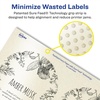image:imageAvery Pearlized Ivory Arched Labels Sure Feed Technology PrinttoTheEdge 475 x 35 40 Pearlized Ivory Labels LaserInkjet Printable40 labels
