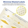image:imageAvery Pearlized Ivory Arched Square Labels Sure Feed Technology PrinttoTheEdge 2 x 2316 120 Pearlized Ivory Labels LaserInkjet Printable600 labels