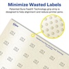 image:imageAvery Pearlized Ivory Heart Labels Sure Feed Technology PrinttoTheEdge 075 x 075 800 Pearlized Ivory Labels LaserInkjet Printable2 000 labels