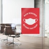 image:imageAvery Preprinted Wall Decals Mask Required Beyond This Point Safety Signs 7 x 10 Red Tear and Water Resistant 5 Removable Wall Signs 83177Mask Required
