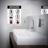 image:imageAvery Preprinted Wall Decals Mask Required Beyond This Point Safety Signs 7 x 10 Red Tear and Water Resistant 5 Removable Wall Signs 83177Prevent Germs