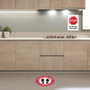 image:imageAvery Preprinted Wall Decals Mask Required Beyond This Point Safety Signs 7 x 10 Red Tear and Water Resistant 5 Removable Wall Signs 83177Stop Wash Your Hands