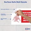 image:imageAvery Preprinted Wall Decals Mask Required Beyond This Point Safety Signs 7 x 10 Red Tear and Water Resistant 5 Removable Wall Signs 83177Wash Hands 20 Seconds