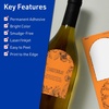 image:imageAvery Printable Arched Labels Sure Feed Technology 434 x 312 Bright Orange Labels PrinttoTheEdge LaserInkjet Printable 80 Total Great for Shipping and Wine Bottles160 labels