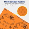 image:imageAvery Printable Arched Labels Sure Feed Technology 434 x 312 Bright Orange Labels PrinttoTheEdge LaserInkjet Printable 80 Total Great for Shipping and Wine Bottles320 labels
