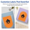 image:imageAvery Printable Arched Labels Sure Feed Technology 434 x 312 Bright Orange Labels PrinttoTheEdge LaserInkjet Printable 80 Total Great for Shipping and Wine Bottles320 labels