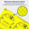 image:imageAvery Printable Arched Labels Sure Feed Technology 434 x 312 Neon Yellow Labels PrinttoTheEdge LaserInkjet Printable 40 Total Great for Shipping and Wine Bottles160 labels