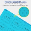 image:imageAvery Printable Arched Square Labels Sure Feed Technology 2 x 2316 Bright Blue Labels PrintToTheEdge LaserInkjet Printable 240 Total Great for Cosmetics and Soaps
