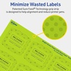 image:imageAvery Printable Arched Square Labels Sure Feed Technology 2 x 2316 Bright Green Labels PrinttoTheEdge LaserInkjet Printable 240 Total Great for Cosmetics and Soaps