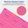 image:imageAvery Printable Arched Square Labels Sure Feed Technology 2 x 2316 Bright Pink Labels PrintToTheEdge LaserInkjet Printable 240 Total Great for Cosmetics and Soaps