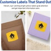 image:imageAvery Printable Arched Square Labels Sure Feed Technology 2 x 2316 Bright Yellow Labels PrinttoTheEdge LaserInkjet Printable 240 Total Great for Cosmetics and Soaps