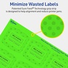 image:imageAvery Printable Arched Square Labels Sure Feed Technology 2 x 2316 Neon Green Labels PrinttoTheEdge LaserInkjet Printable 240 Total Great for Cosmetics and Soaps