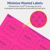image:imageAvery Printable Arched Square Labels Sure Feed Technology 2 x 2316 Neon Magenta Labels PrintToTheEdge LaserInkjet Printable 240 Total Great for Cosmetics and Soaps