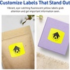 image:imageAvery Printable Arched Square Labels Sure Feed Technology 2 x 2316 Neon Yellow Labels PrintToTheEdge LaserInkjet Printable 240 Total Great for Cosmetics and Soaps