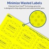 image:imageAvery Printable Arched Square Labels Sure Feed Technology 2 x 2316 Neon Yellow Labels PrintToTheEdge LaserInkjet Printable 240 Total Great for Cosmetics and Soaps